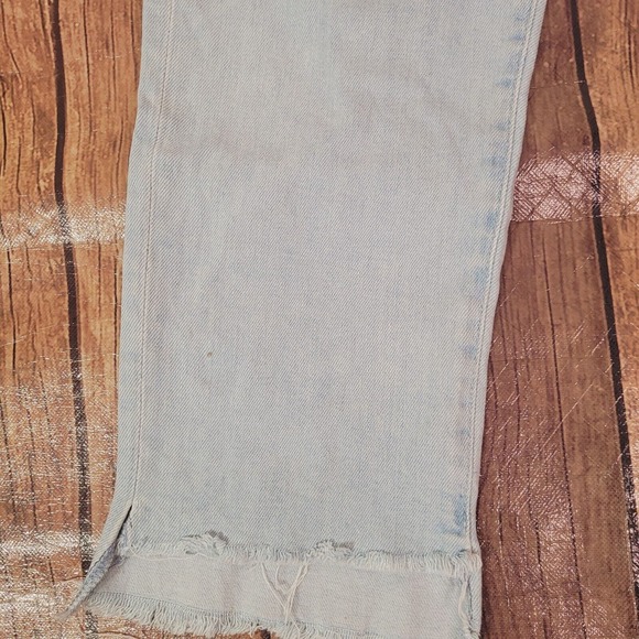 Adriano Goldschmied Womens Jeans 30 Ex-Boyfriend Slim Slouchy Raw Hem Distressed - Picture 3 of 14
